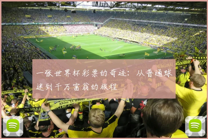 一张世界杯彩票的奇迹：从普通球迷到千万富翁的旅程