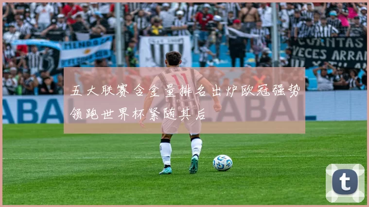 五大联赛含金量排名出炉欧冠强势领跑世界杯紧随其后